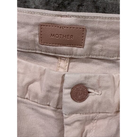 Mother The Looker Ankle Step Fray Jeans‎ Womens Size 29 Pink Lemonade Stretch - Picture 7 of 15